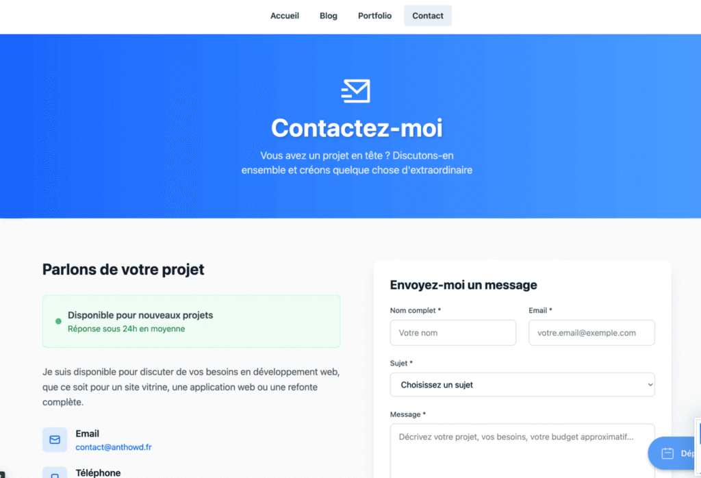 Solidevs Projet Site Web anthowd