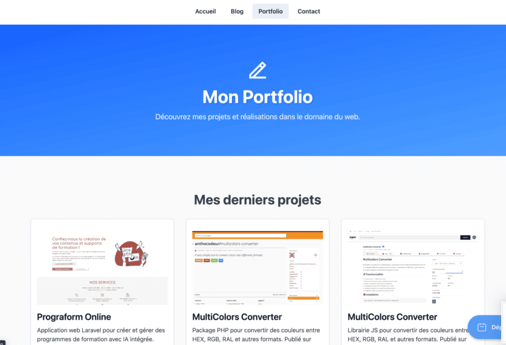 Solidevs Projet Site Web anthowd
