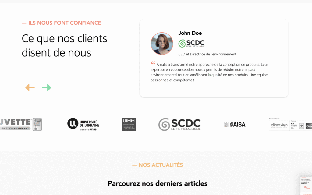 Solidevs Projet Modernisation et éco-conception